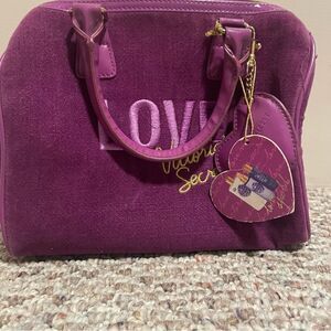 NWT Vintage Victoria’s Secret VS Y2K Purple Love Purse Charm Heart